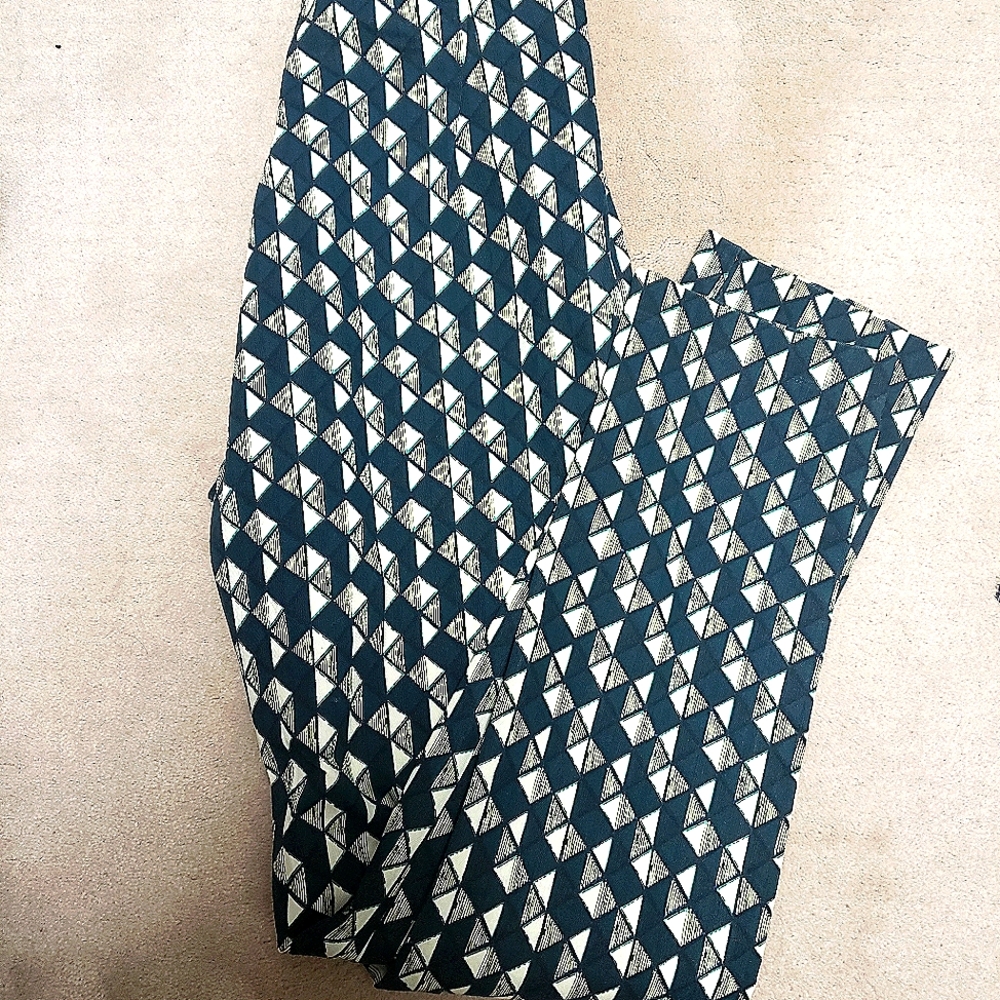 Geometric Print Pants